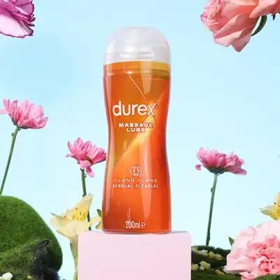 Durex PLAY 2 IN 1 - Żel nawilżający i do masażu z uwodzicielskim kwiatem Ylang-Ylang. Bestseller!