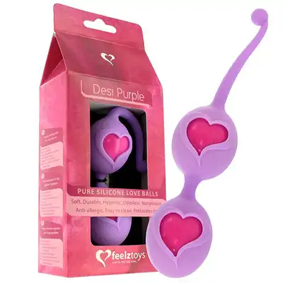 Feelz Toys -  Desi Love Balls Purple. Kulki Gejszy.