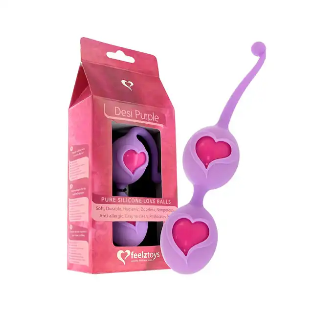 Feelz Toys -  Desi Love Balls Purple. Kulki Gejszy.