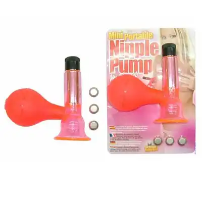 Nipple Pump - Mini pompka do sutków - Posiada wibracje.