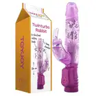 ToyJoy - Twinturbo Rabbit Vibrator Pink - Pierwszy dwukierunkowy!