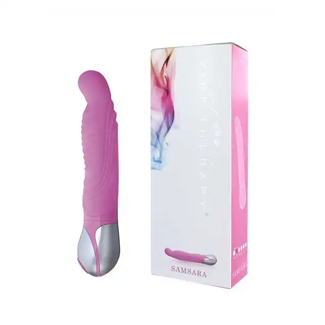 Vibe Therapy - Samsara Pink. Twoja chwila relaksu, 100% medyczny silikon.