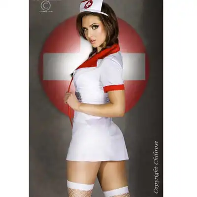 Nurse Set - Kostium pielęgniarki +Stetoskop +Pończochy!