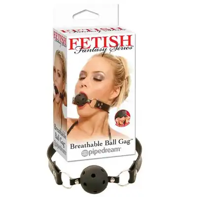 Fetish Fantasy - Breathable Ball Gag. Knebel z dziurkami umożliwiającymi oddychanie.