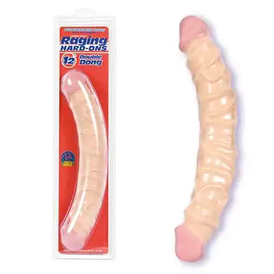 Doc Johnon - Raging Hard-Ons. Mega gruby podwójny dong realistyczny 30 cm.