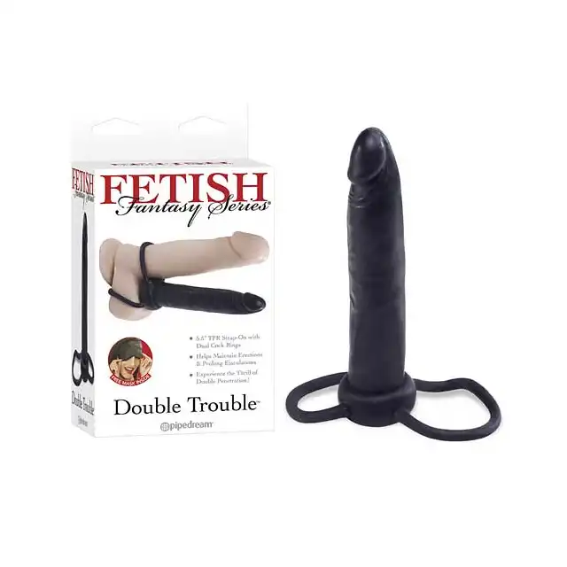 Fetish Fantasy - Double Trouble - "Podwójne kłopoty" dodatkowe dildo stymulujące anus.