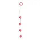 Marble Collection - Anal Beads Large Pink - Różowe Kulki Analne.