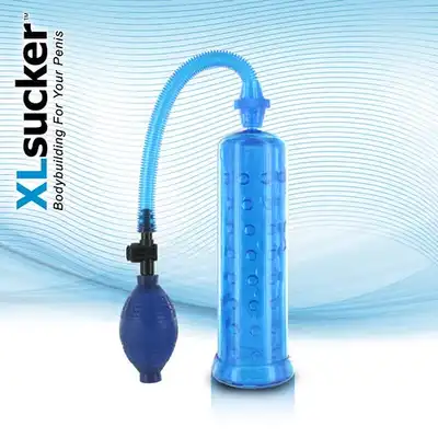XLsucker - Penis Pump Blue. Skuteczne powiększanie penisa. 