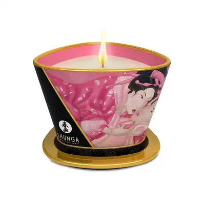 Shunga - Massage Candle Aphrodisia &amp; Roses