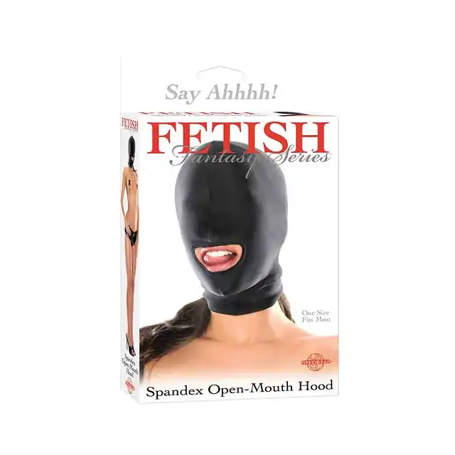 Fetish Fantasy - Maska z otworem na usta. Zachowaj anonimowość!