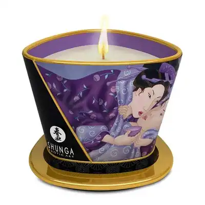 Shunga - Massage Candle Libido &amp; Exotic Fruits. Rozgrzewający ciało i zmysły masaż.