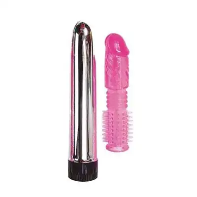 Twinz Vibrator - Wibrator Z Nakładką Stymulującą.