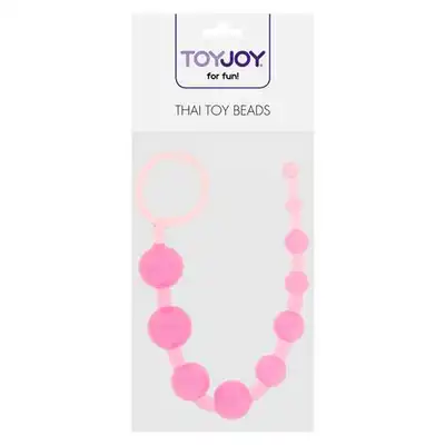 Toy Joy - Thai Toy Beads - Żelowe Koraliki Analne Pink. Mega sale!