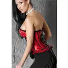 Chilirose - Red Black Corset. Gorset w hiszpańskim stylu.