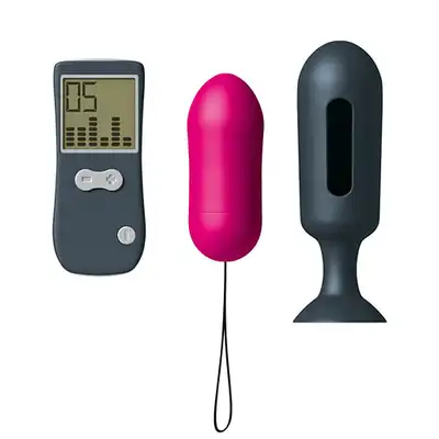 Dorcel - GeniusPlug +  Secret Vibe - Bezprzewodowe jajeczko + wibrująca wtyczka analna! Super zestaw