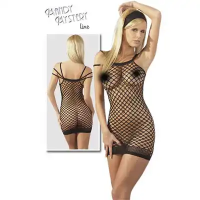 Netdress With 3 Straps - Seksowna ażurowa sukienka.
