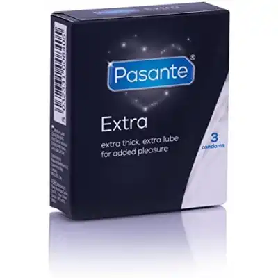 Pasante - Extra Safe - Grubsze prezerwatywy z dodatkową ilością żelu