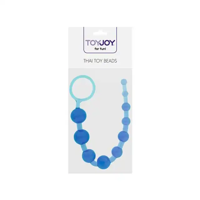 Toy Joy -  Thai Toy Beads - Żelowe Koraliki Analne Blue.