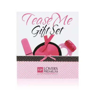 LoversPremium - Tease Me Gift Set Pink. Zestaw do zmysłowej zabawy.