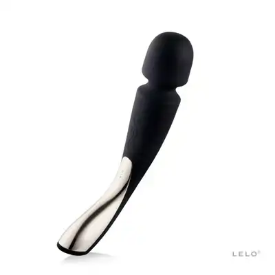 Lelo - Smart Wand Massager Medium Black Czarny wodoodporny masażer
