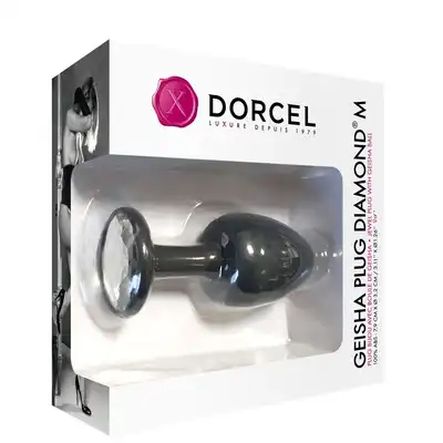 Dorcel - Geisha Plug Diamond - Ekskluzywny korek analny z wibrującą kulką.