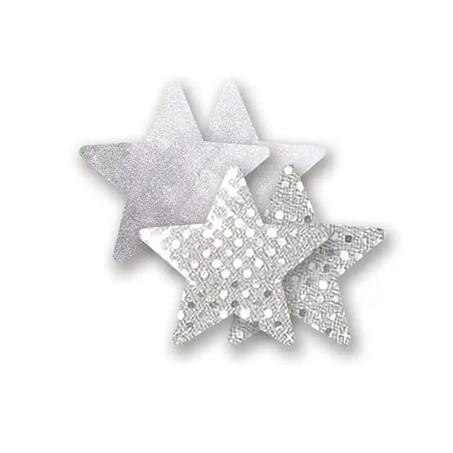 Bristols 6 - Nippies Solid Studio Silver Star. Naklejki na sutki.