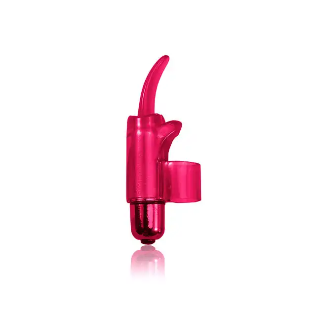 PowerBullet - TINGLING TONGUE. Mini wibrator na palec. Unisex