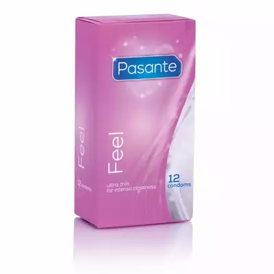 Pasante - Feel - Supercienkie prezerwatywy. 12 sztuk.