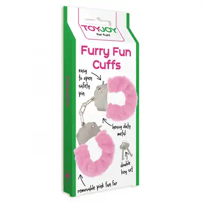 Toy Joy  - Furry Fun Cuffs - kajdanki. Bestseller!