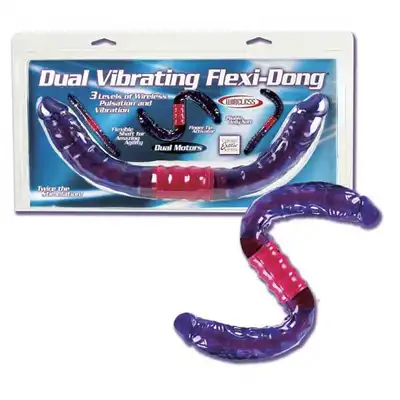 California Exotic - Dual Vibrating Flexi-Dong. Podwójny Wibrator.