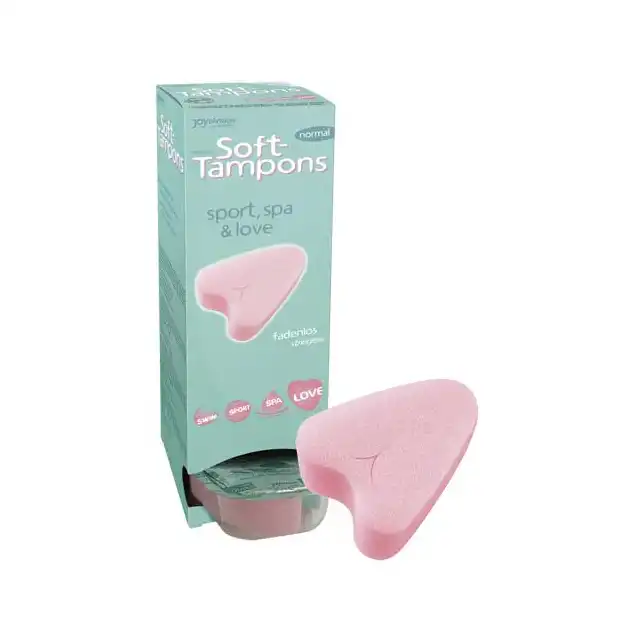 Soft Tampons Normal - Gąbeczki, dzięki którym nie musisz rezygnować z seksu i sportu podczas okresu. 1 szt