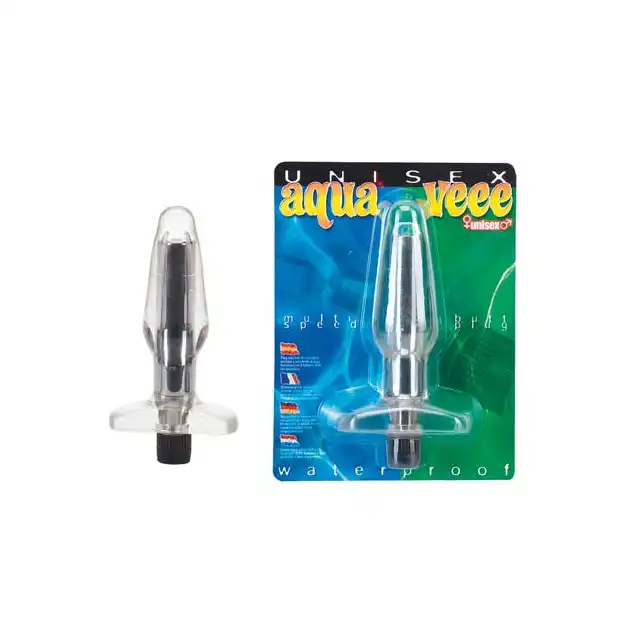 Wodoodporna wibrująca wtyczka analna - Aqua Veee UNISEX. Popularny produkt!