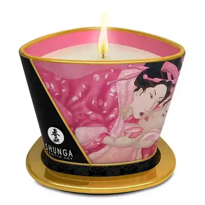 Shunga - Massage Candle Aphrodisia &amp; Roses