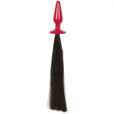 Red - Pony Tail. Wtyczka Analna Duża Z Końskim Ogonem.