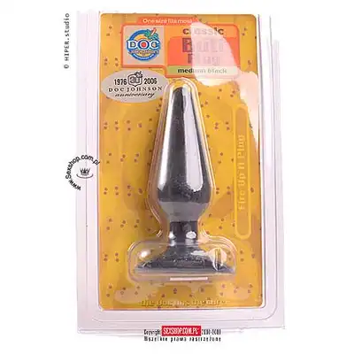 Doc Johnson - Classic Butt Plug  Medium - Wtyczka analna.