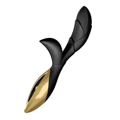 Zini - Hua - Black/Gold Stylowy wibrator posiada aż 15 trybów drgań!!