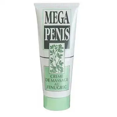 Mega Penis - Krem Wspierający powiększenie Penisa. Zawiera skoncentrowany wyciąg z fenugrec.