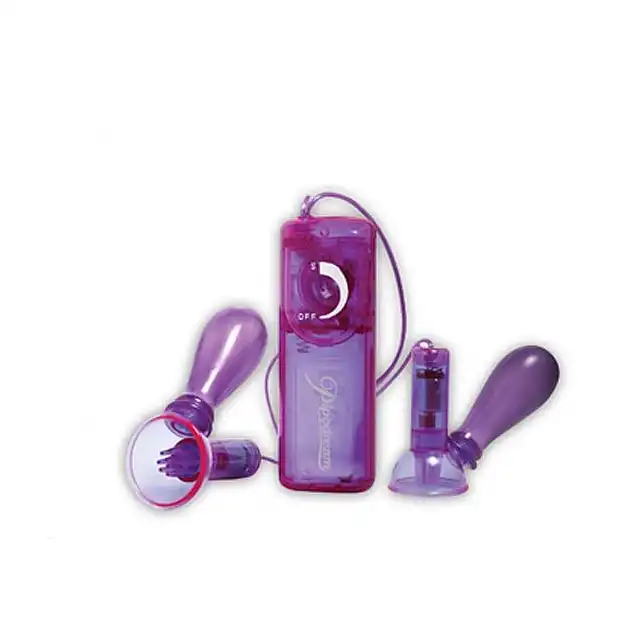 Fetish Fantasy Series-Vibrating Nipple Pumps Wibrujące pompki na sutki
