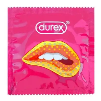 Durex - Pleasuremax, prążkowane prezerwatywy z wypustkami 1 sztuka