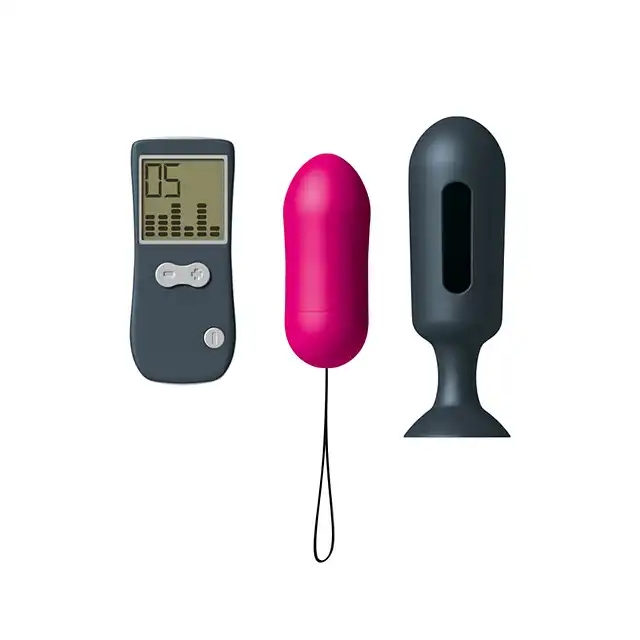 Dorcel - GeniusPlug +  Secret Vibe - Bezprzewodowe jajeczko + wibrująca wtyczka analna! Super zestaw
