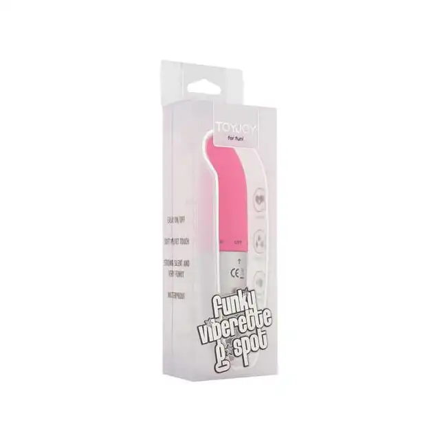 Toy Joy - Funky Vibrette G-Spot Pink Stymulator Punktu G.