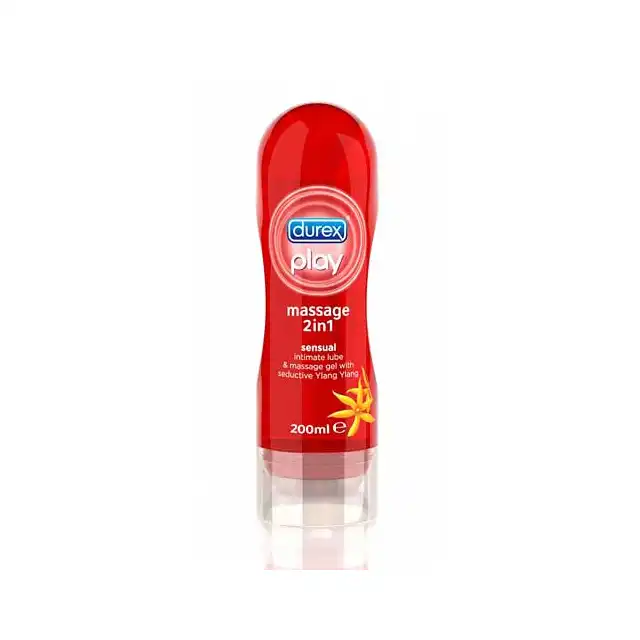 Durex PLAY 2 IN 1 - Żel nawilżający i do masażu z uwodzicielskim kwiatem Ylang-Ylang. Bestseller!