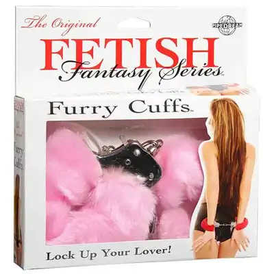 Fetish Fantasy - The Original Furry Cuffs. Solidne kajdanki z futerkiem.