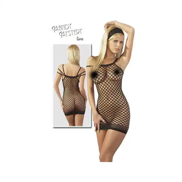 Netdress With 3 Straps - Seksowna ażurowa sukienka.