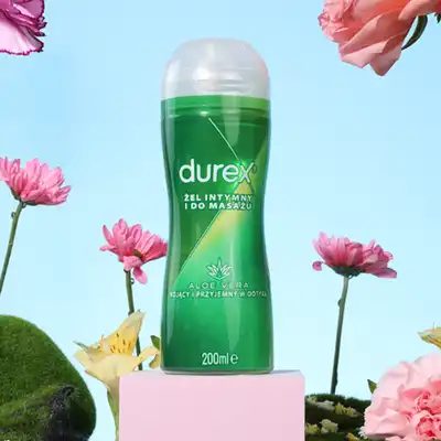Durex Play  2 w 1! - Żel do masażu i żel nawilżający z kojącym aloesem