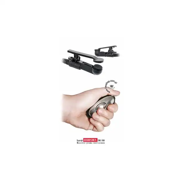 Fetish Fantasy Series - Shock Therapy Nipple Clamps. Sprężynowe zaciski przewodzące prąd.