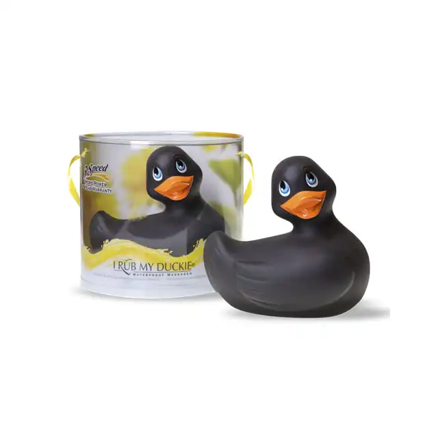 Big Teaze Toys - I Rub My Duckie Black. Wibrująca kaczuszka.