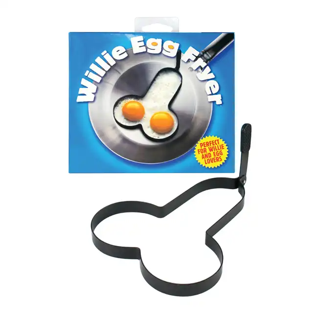 S&amp;F - Willie Egg Fryer. Foremka do smażenia w kształcie penisa. Idealny prezent dla króla żartów, gadżet na imprezę lub pikantne śniadanie walentynkowe z humorem!