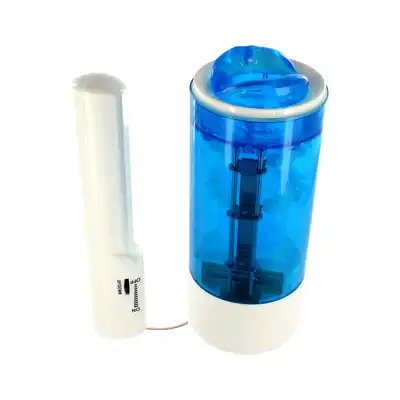 MTX1 - Robotic Mouth Masturbator Blue. Stymulator seksu oralnego z obrotowymi kuleczkami 