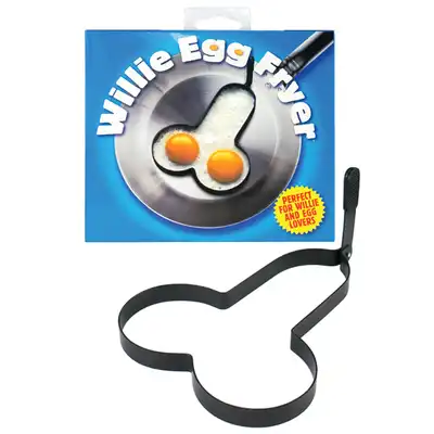 S&amp;F - Willie Egg Fryer. Foremka do smażenia w kształcie penisa. Idealny prezent dla króla żartów, gadżet na imprezę lub pikantne śniadanie walentynkowe z humorem!